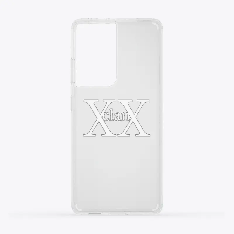 the Xxclan clear phone case